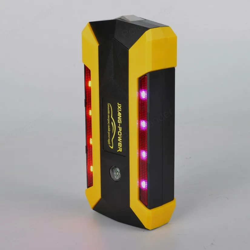 600A аварийное пусковое устройство автомобиля Стартер для бензина портативное зарядное устройство для автомобиля Автомобильное пускозарядное устройство SOS свет переносной ЖК-дисплей