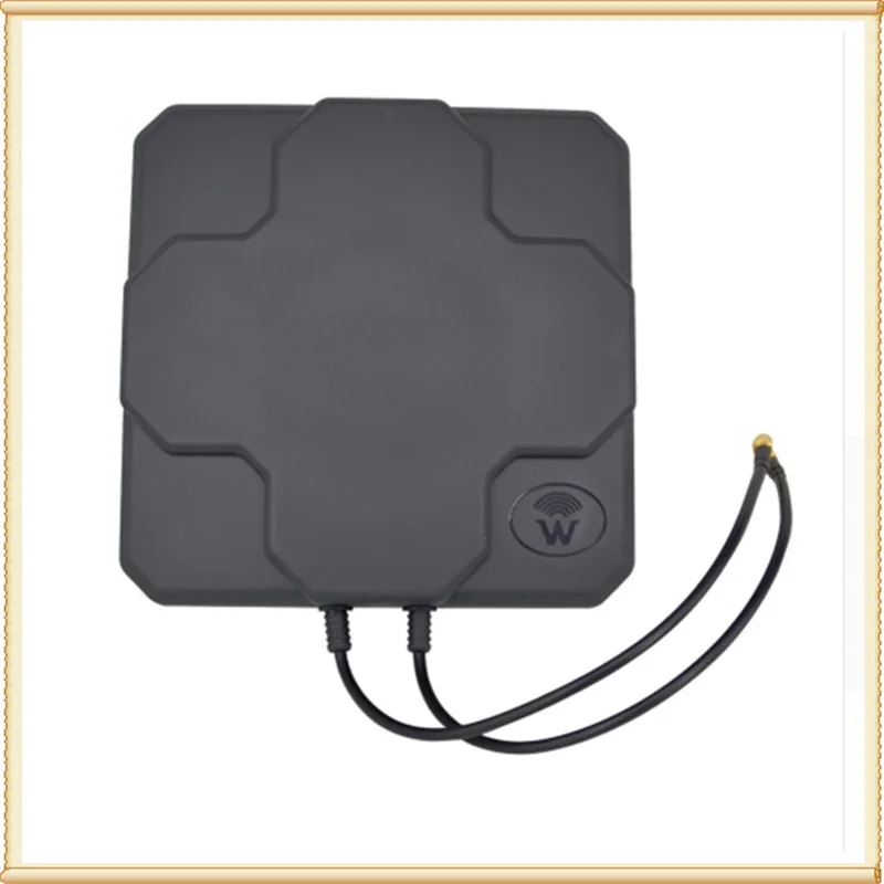 

2*22dBi outdoor 4G LTE MIMO antenna,LTE dual polarization panel antenna SMA -Male connector (white or black) 20cm cable