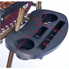 Портативный складной Кемпинг Пикник Открытый пляж сад стул боковой лоток для питья безопасности и выживания Z1011