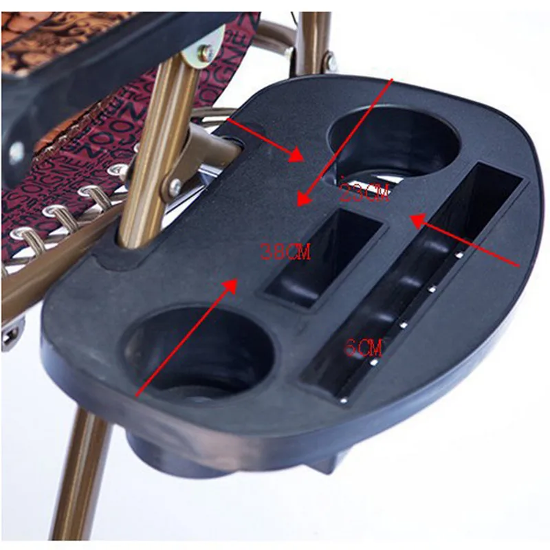 2018 Портативный складной Кемпинг Пикник Открытый пляж сад стул боковой лоток для питья безопасности и выживания Z1011
