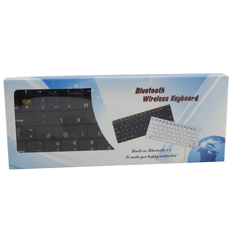 CHYI Ultra-slim Wireless Keyboard Mini Bluetooth 3.0 Gaming Keyboard Board for Apple iPad/iPhone/Mac Book/Samsung For Computer 