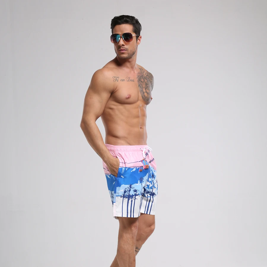 Летние мужские пляжные шорты для серфинга спортивные штаны Maillot De Bain Бермуды