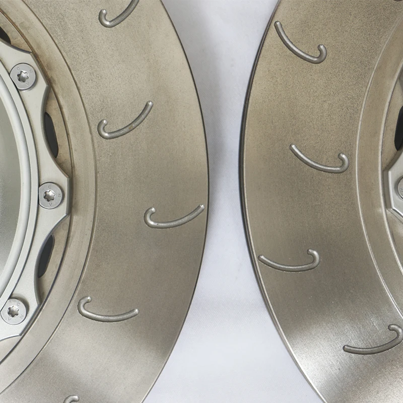 Clearance Bracket Type Fish Hook Slotted J Pattern Car/Vehicle/Motor/Auto Modification Rear Big Brake Rotor Discs Kit for A7 2 Clearance Bracket Type Fish Hook Slotted J Pattern Car/Vehicle/Motor/Auto Modification Rear Big Brake Rotor Discs Kit for A7 2