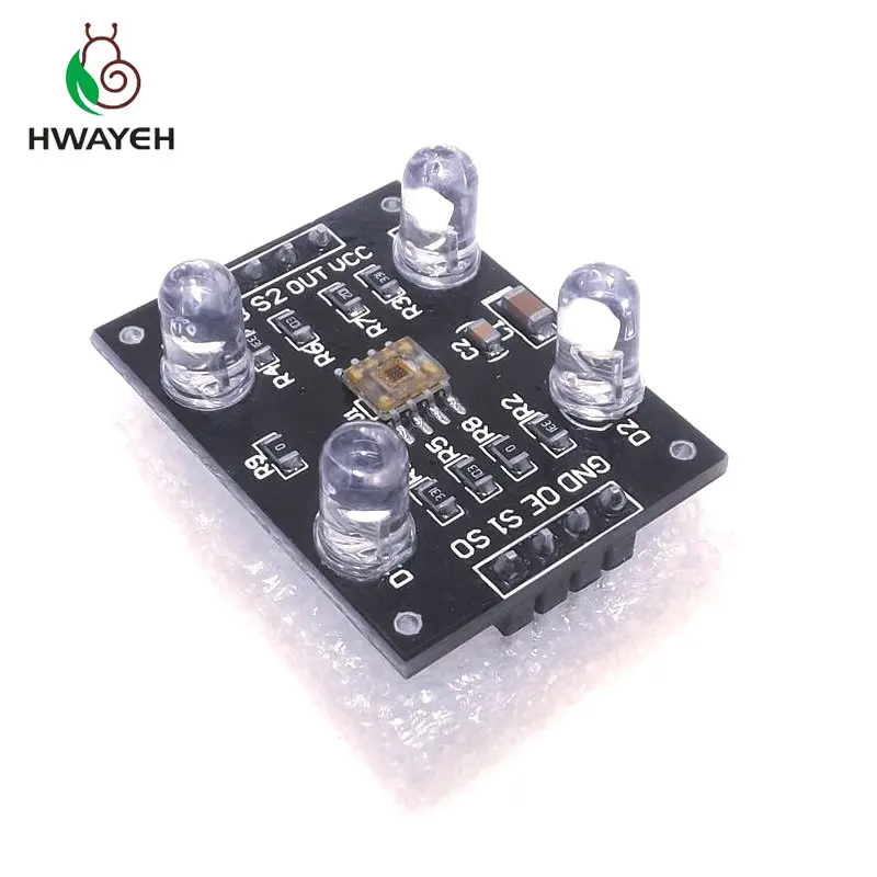 

Free Shipping Color sensor TCS230 TCS3200 Color Recognition Sensor Detector Module DC 3-5V Input for arduino