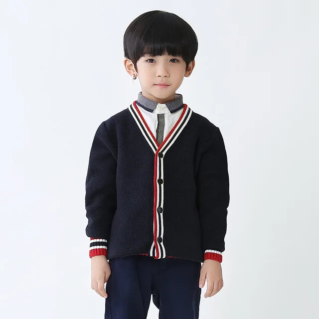 Boys Sweater Fashion Cool Kids High Quality Casual Cotton Boys Knitwear