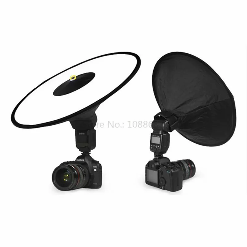 Jadkinsta 44cm Collapsible Flash Difuser Round Ring Portable Softbox Universal Photography Soft Box for Cameras DSLR Speedlite (1)
