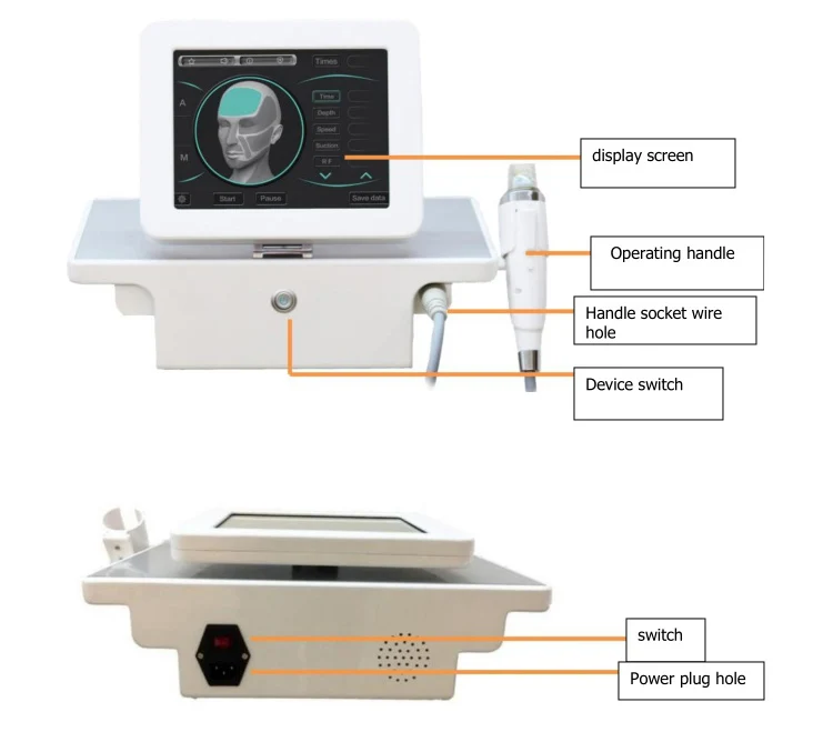 Фракционный радиочастотный машина с микроиглой радиочастотный прибор для подтягивания кожи портативный радиочастотный, РЧ лифтинг лица