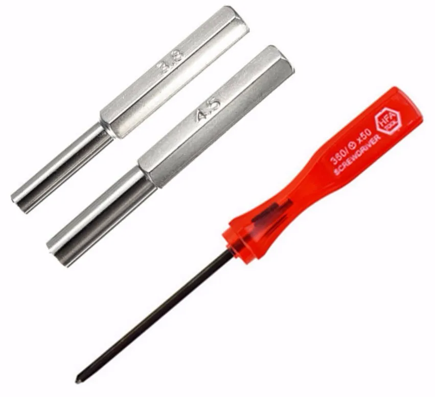 DHL free.400pcs/lot. 3.8mm/4.5mm Security Screwdriver Tool Bit Gamebit