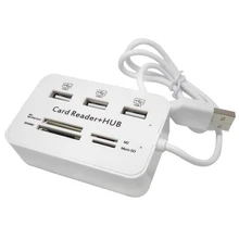 Mikro usb Hub 3.0 Combo 3 Limanlar Spliter Güç Adaptörü TF/SD/MS/M2 kart okuyucu Tüm Bir pc bilgisayar Aksesuarları