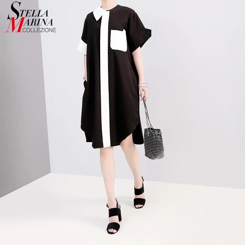 midi shirt dress with pockets