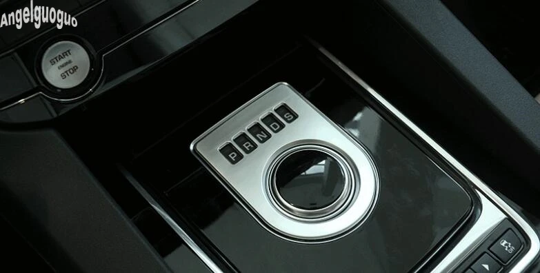 ABS углеродный/хромовый стиль для Jaguar XE XF F pace Car Gear Shift P R N D рамка украшение накладка