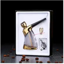 Популярная бутылка водопровод портативный мини кальян курительные трубки для табака подарок Здоровья Металлический трубный фильтр