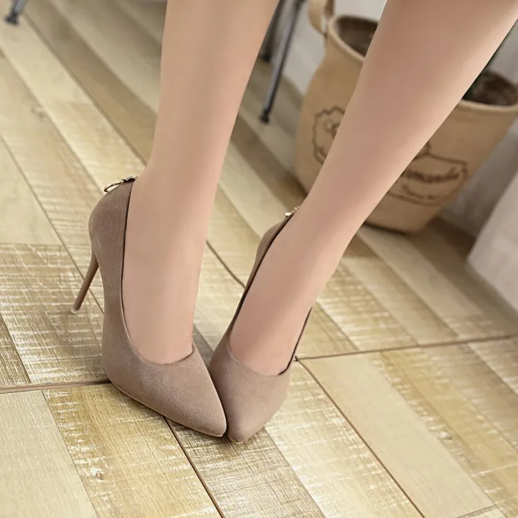 

Big Size 11 12 13 14 15 ladies high heels women shoes woman pumps Sexy super-high heel slim-toed shallow-mouthed single shoes