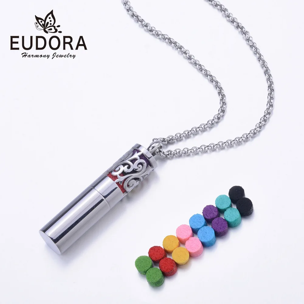 Ожерелье EUDORA из нержавеющей стали с диффузором ожерелье для влюбленных 6