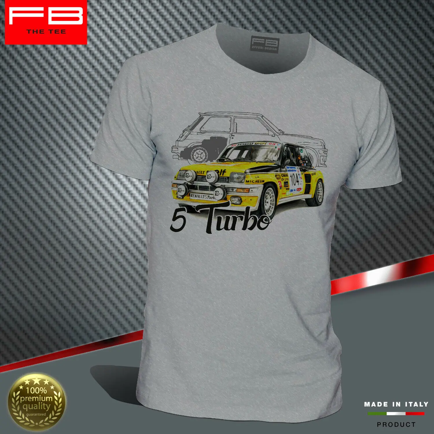Забавная футболка Renault 5 Gt Turbo Alpine Ragnotti Team Rally Legend унисекс 2019|Футболки| |