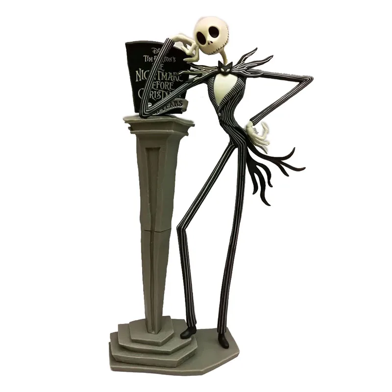 

Anime The Nightmare Before Christmas Jack Skellington PVC Action Figure Toys Jack Skellington Tim Burton Model Toys for Gifts
