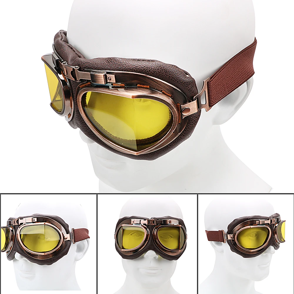 

Motorcycle Goggles Glasses UV Protection Motorbike Scooter Biker Glasses Helmet Cycling Ski Sport Gafas Motocross Goggles