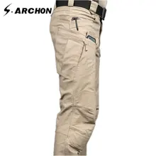 s.archon IX7 Outdoor Sports Camping Riding Hiking Tactical Pants Men Trousers For Men Four Seasons Multi-pocket Military Pants