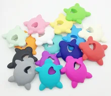 Silicone Teething Sea turtle Necklace silicone Teething Pendant Jewelry silicone necklace Free shipping