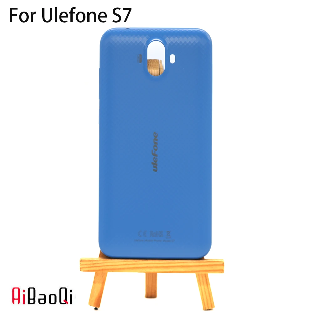 Aibaoqi чехол-накладка Ulefone S7 Батарея чехол Защитный Батарея чехол на заднюю панель для 5,0 дюйма Ulefone S7 Pro Чехол для телефона+ 3 М клей