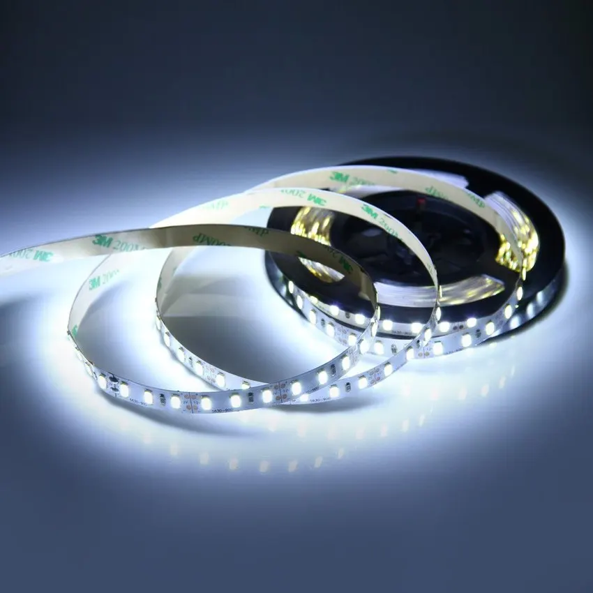 Super Bright 5630 LED strip not waterproof DC12V 60LED/m 5m/lot white