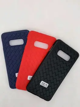 

Wholesale Woven Grid Cases Soft TPU Case Cover Breathable for Samsung Galaxy S10 LITE S10 plus A9S A8S J4 PLUS J6 PLUS M10 M20