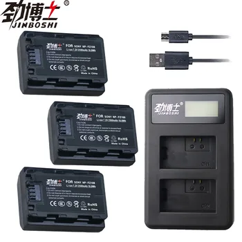 

3pcs NP-FZ100 NP FZ100 NPFZ100 Battery + LCD Dual USB Charger for Sony Alpha 9 A9 9R A9R 9S A9S A7RIII A7R3 7RM3 A7m3 camera