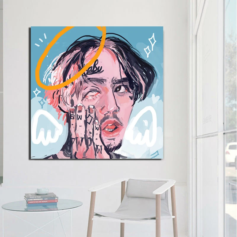

Lil Peep Album Cover Art Canvas Painting Print Living Room Home Decoration Artwork Modern Wall Art Oil Painting Posters Picture