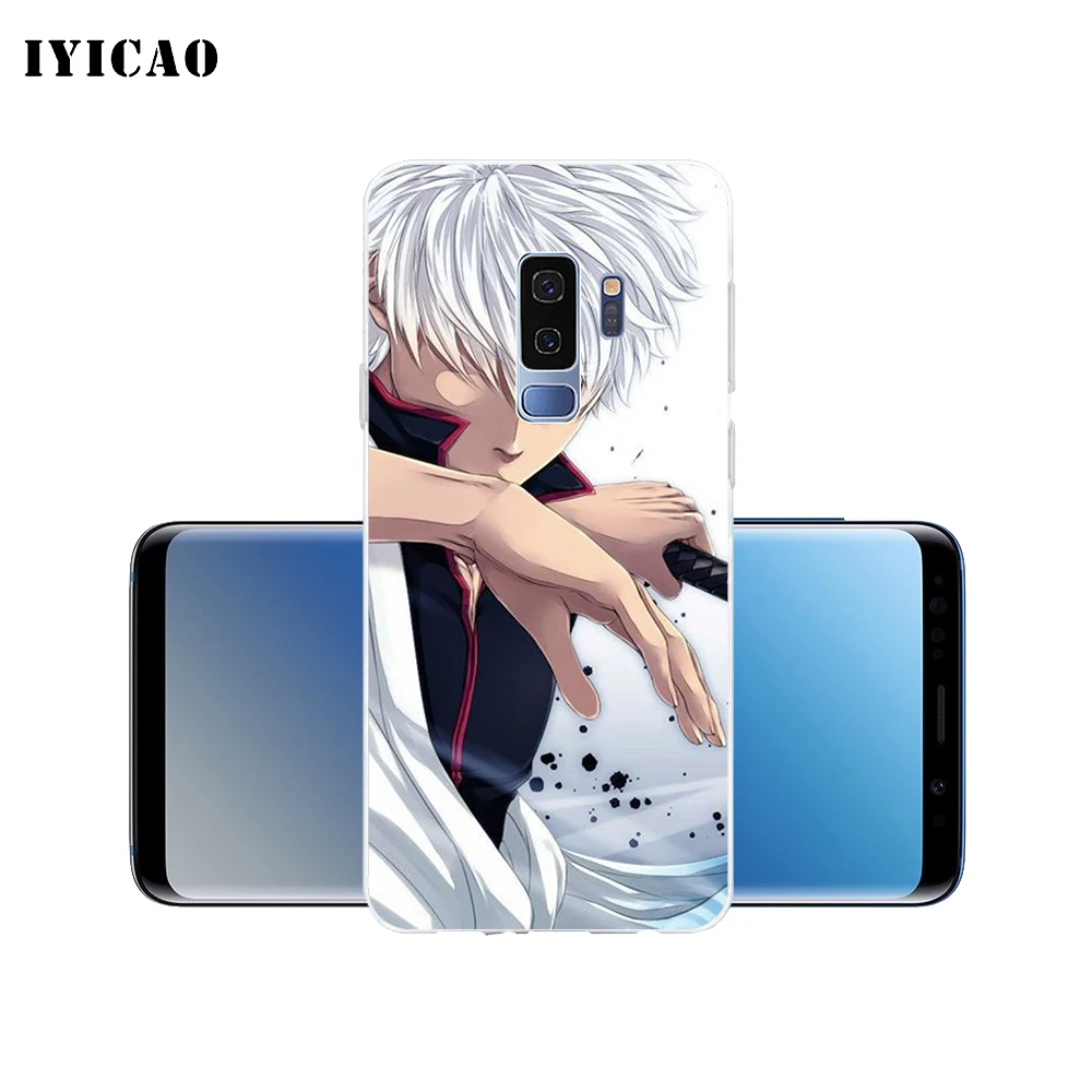 IYICAO Gintama Sakata Gintoki Мягкий силиконовый чехол для телефона Samsung Galaxy S10e S10 S9 S8 Plus S7 Edge TPU