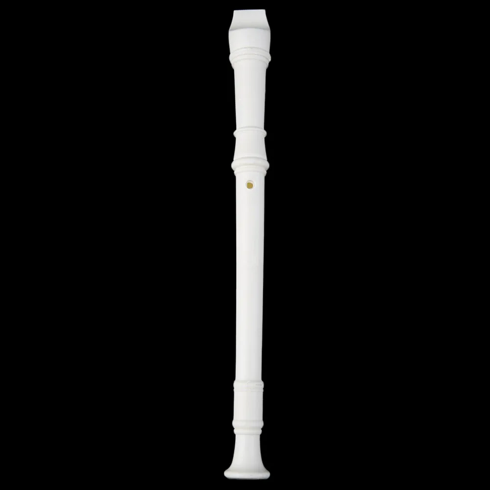 Портативный размер Белый ABS полимерный инструмент музыкальный сопрано рекордер длинная флейта аппликатор раннее образование для детей