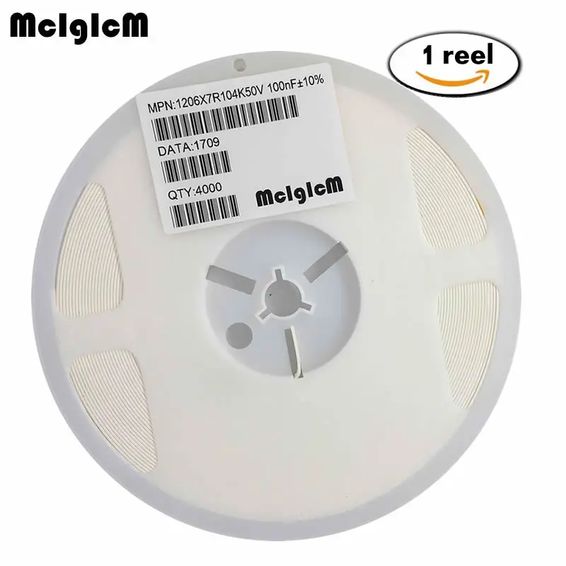 Конденсатор MCIGICM 1206 smd Керамический 22pf 1nf 10nf 100nf Наборы Конденсаторов 0 5 pF 100 мкФ 1