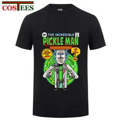 Взрослые анимации ricka и Морти футболка Для мужчин Летняя мода Повседневное Pickle мужской верх хипстерская безрукавка забавные рассольник