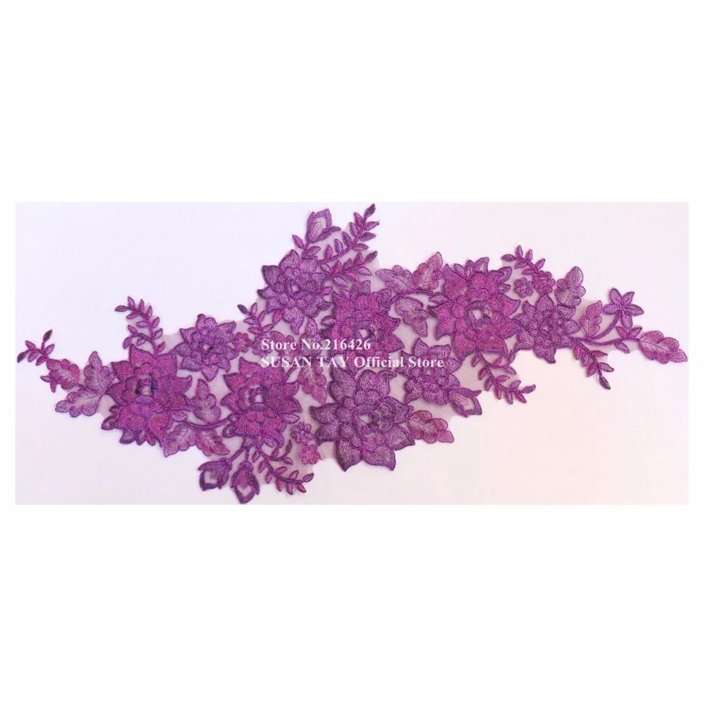 1 шт. x 13 видов цветов(золото/крем красный синий черный фиолетовый+.) органза вышитые нашивки цветы декольте кружевные аппликации из органзы воротники BNC86
