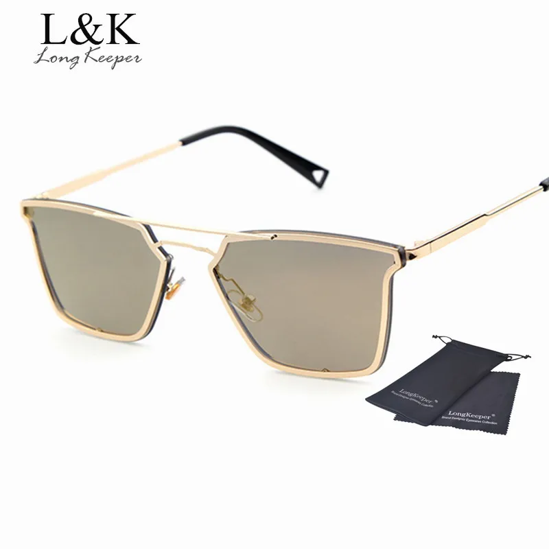 

Long Keeper High Quality Square Sunglasses Women Cat Eye Sunglasses Brand Designer Retro Vintage Sun Glasses for Men 2019 Hot
