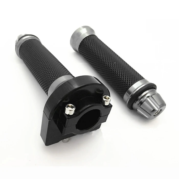 

Motorcycle Scooter CNC Handle Handlebar Throttle Hand Grips Tube Lever Control For Aprilia Triumph Harley BMW KTM