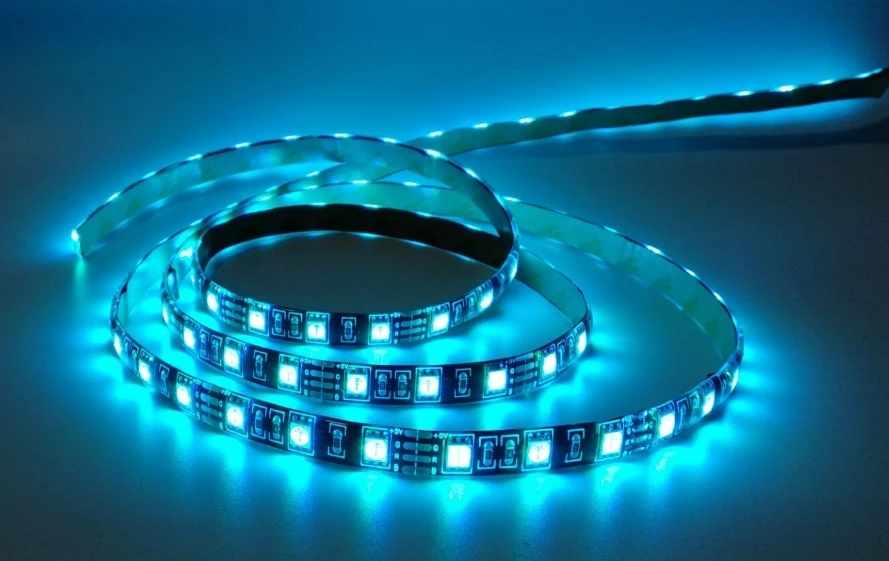 Светодиодный светильник с черной печатной платой DC 5 В 5050 SMD RGB USB кабель Светодиодная лента светильник ТВ ПОДСВЕТКА лента лампа пульт дистанционного управления 1 м 2 м 3 м 4 м 5 м 60 светодиодный/м