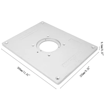 

Aluminum Router Table Insert Plate Trimmer Engraving Machine Woodworking Bench