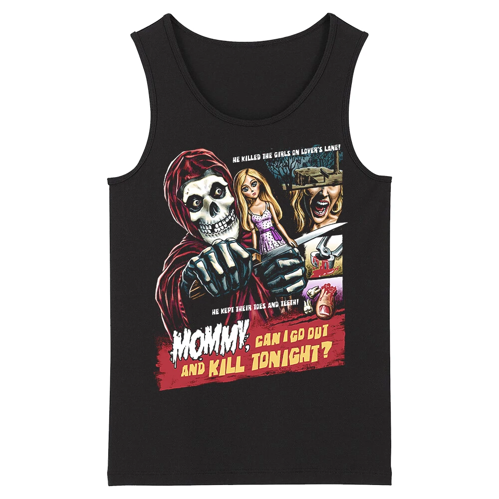 Мужские майки в стиле панк Bloodhoof Misfits с металлическим трэшем Азиатский