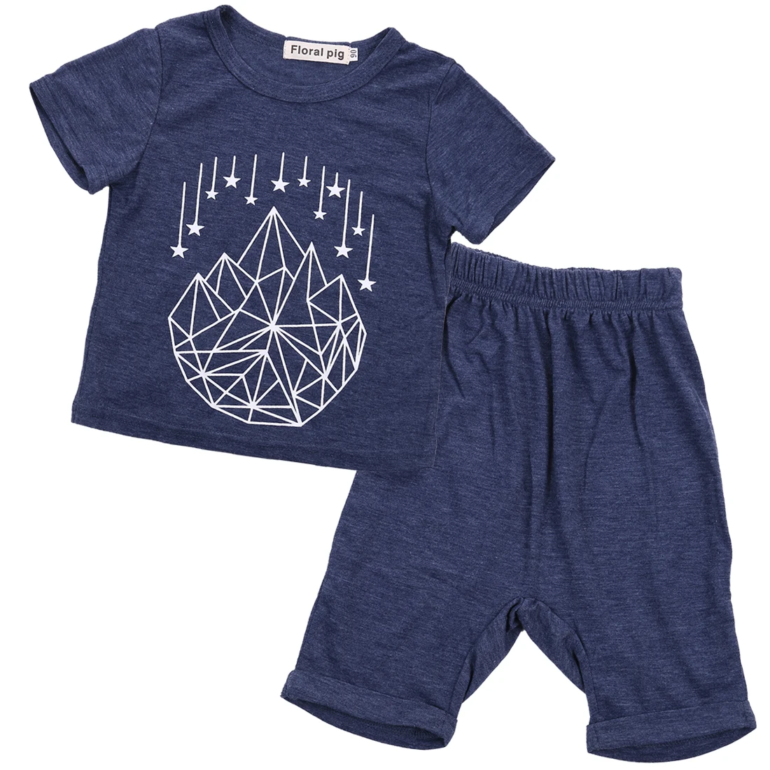 

2016 Boys Summer Set Fashion 2PCS Newborn Toddler Kid Baby Boy Outfits T-shirt Tops+Pants Clothes Set