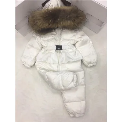 Baby Girl Romper Overalls Children's Winter Newborn Toddler Infant Winter Clothes Baby Clothing Jumpsuit Winter Snow Suit 0123Y - Цвет: As Picture