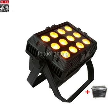 

8pcs+Flight Case 2019 New Cell Phone Wifi Led Wall Washer IP65 Battery Wireless Remote Contorl Dmx 512 Rgbwa Uv 6in1 Flood Light