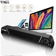 10W TV Soundbar Portable Speaker mini Sound Bar Computer usb Speaker Music Column Bass AUX Boom Box for Home Notebook phone PC