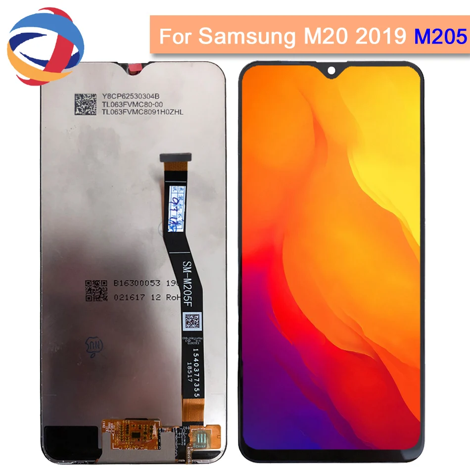

Tested For Samsung Galaxy M205 LCD Display Touch Screen Digitizer Assembly For Samsung M20 SM-M205 M205F M205G/DS lcd