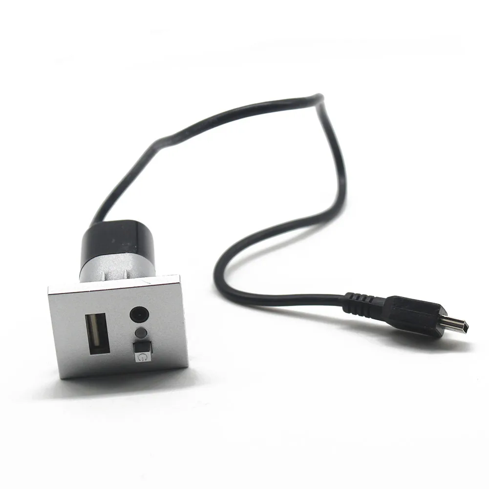 Разъем для подключения USB разъема LARBLL серебристая панель с адаптером вход Ford Focus