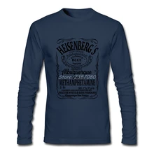 Breaking Bad футболка с длинным рукавом футболки на заказ Для мужчин хип-хоп Кей-Поп Хлопок Для мужчин s футболки