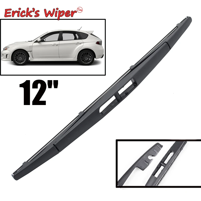 

Erick's Wiper 12" Rear Wiper Blade For Subaru XV MK4 2012 - 2016 2015 Windshield Windscreen Rear Window