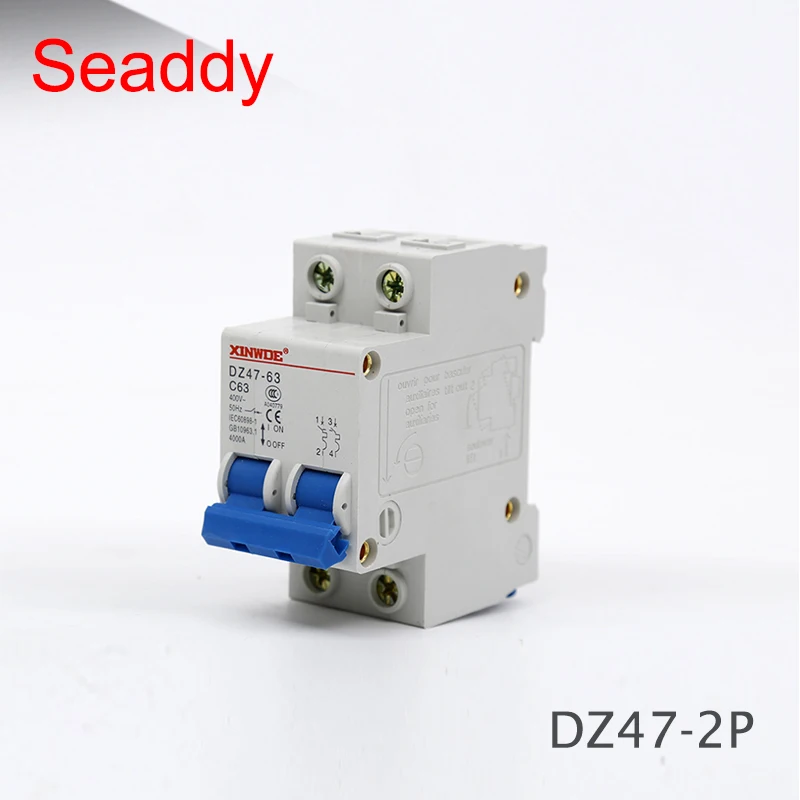 

Circuit breaker Air switch MCB 2P 1A 2A 3A 4A 6A 10A 16A 20A 25A 32A 40A 50A 60A C65N DZ47Circuit breaker Air switch MCB 2P 1A 2
