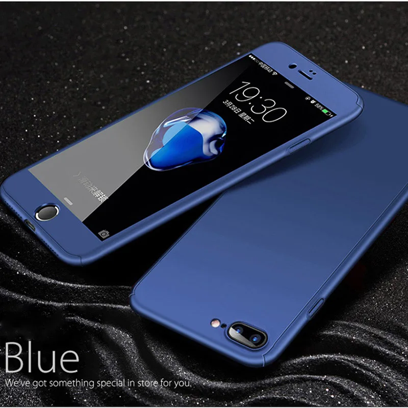 YAMIZOO x 8 Case For iPhone 6s 6 7 Case Cute 360 Hard Matte Phone Cases Cover With Glass For iPhone 6s 6 7 8 Plus Case x Coque   (3)