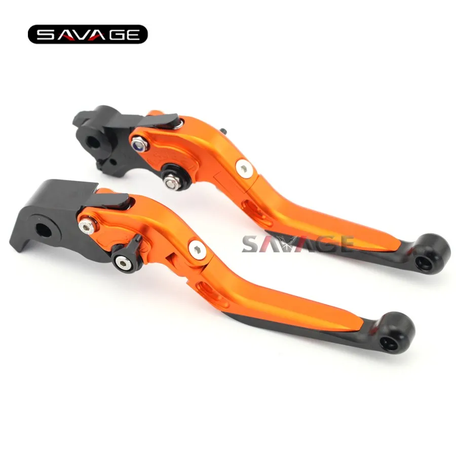 For KTM 1190 Adventure 2013-2016 14 15 Motorcycle Accessories Adjustable Folding Extendable Brake Clutch Levers Orange | Автомобили и