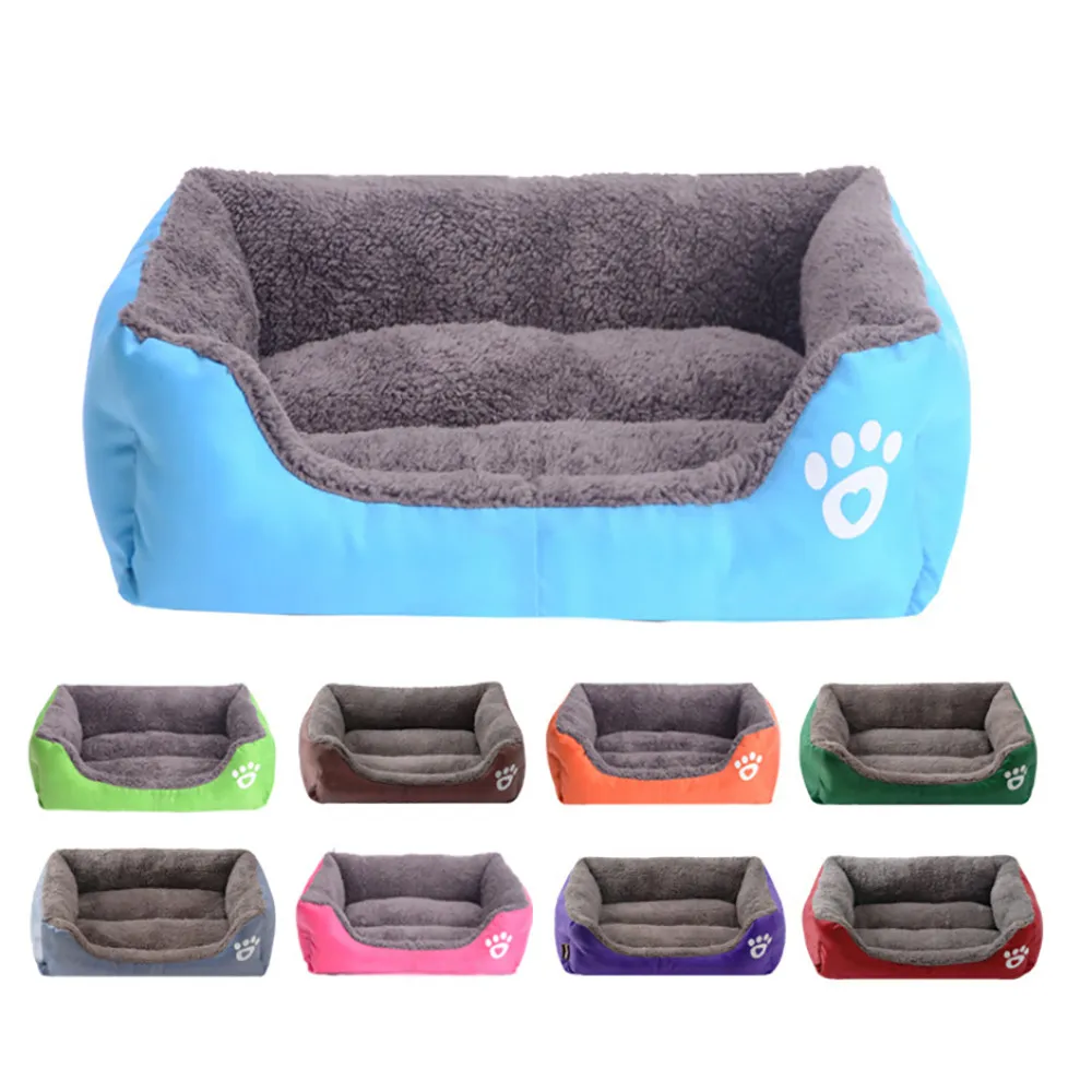 

Pet Dog Cat Bed Puppy Cushion House Soft Warm Kennel Dog Mat Blanket Coussin de lit de sofa de chat de chiot rembourr chaud